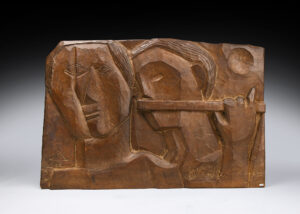 Old Cubist Sculpture by by Japanese Artist Katsumi Koremasu