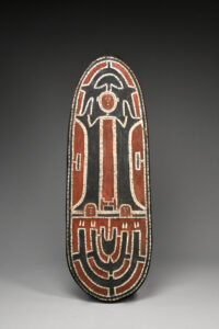 Solomon Islands Shield with Shell Inlay