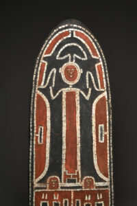 Solomon Islands Shield with Shell Inlay